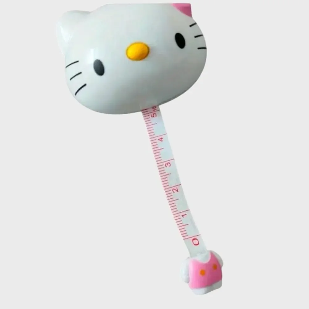 Hello Kitty Retractable Tape Measure Sewing Craft Quilting NWT